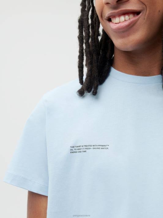 pprmint tričko z organické bavlny R6FH153 dětská modrá oblečení Pangaia ženy