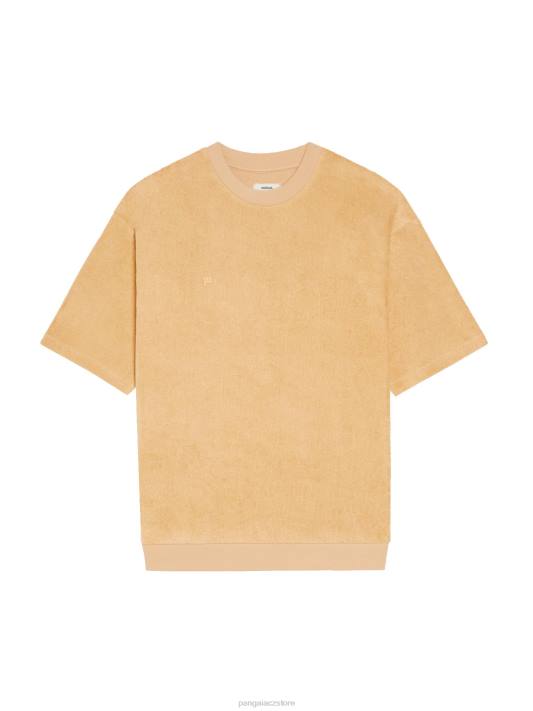 ručníkové tričko R6FH215 tmavý písek oblečení Pangaia ženy