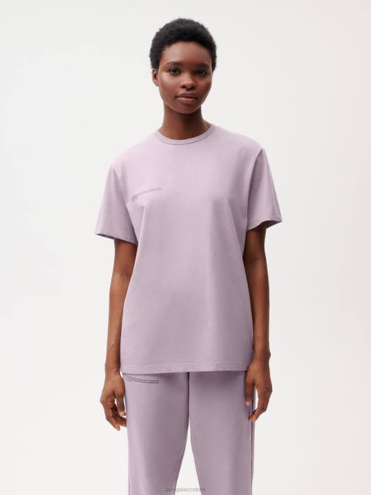 tričko s potravinářským barvivem R6FH141 borůvkově modrá oblečení Pangaia ženy