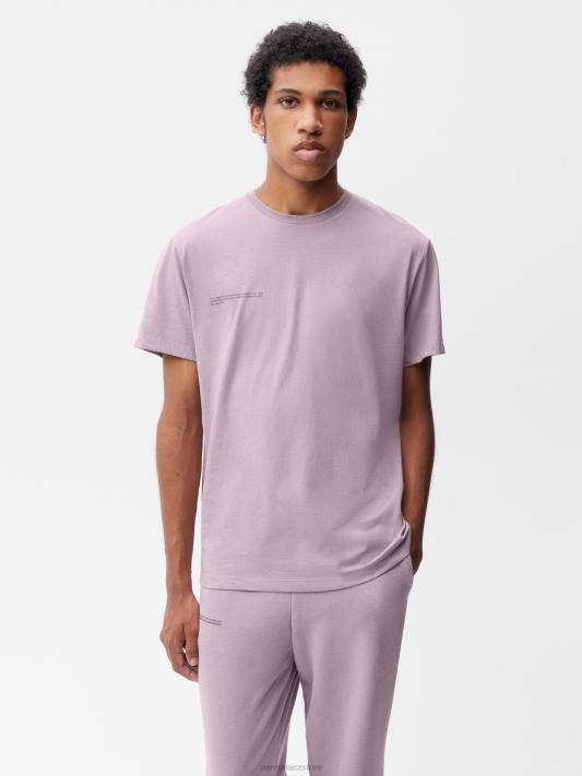 tričko s potravinářským barvivem R6FH141 borůvkově modrá oblečení Pangaia ženy