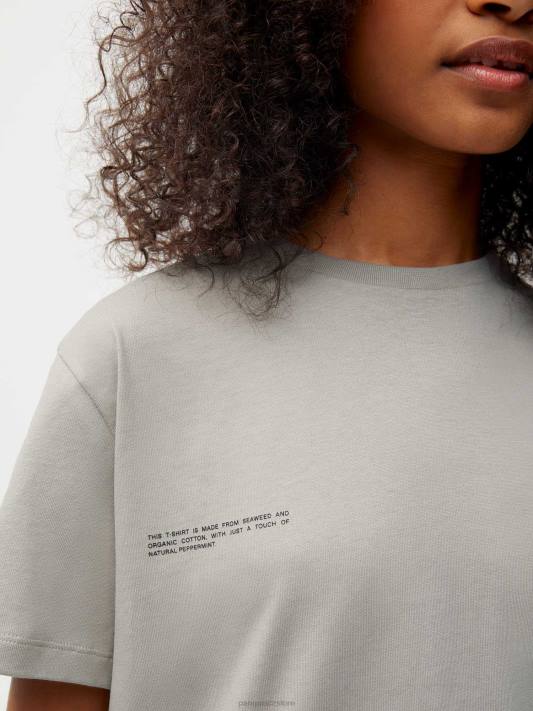 tričko z organické bavlny s jádrem z C-vlákna R6FH166 kámen oblečení Pangaia ženy