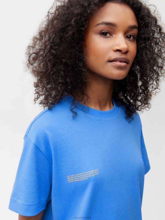 v konverzním bavlněném 365 tričku R6FH122 vodní modrá oblečení Pangaia ženy