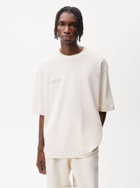 v konverzním bavlněném hranatém tričku R6FH176 bavlna bílá oblečení Pangaia ženy