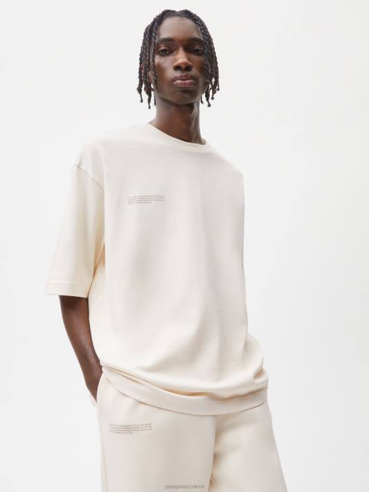 v konverzním bavlněném hranatém tričku R6FH176 bavlna bílá oblečení Pangaia ženy