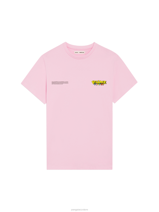 x tričko roberto lugo R6FH139 houbově růžová oblečení Pangaia ženy