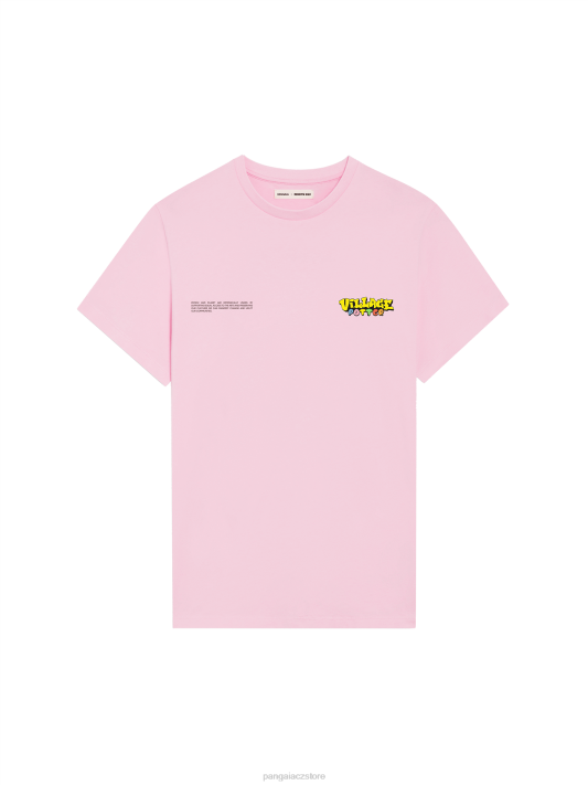 x tričko roberto lugo R6FH170 houbově růžová oblečení Pangaia ženy