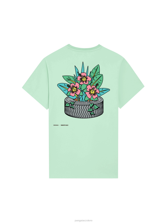 x tričko roberto lugo R6FH201 lagunová modrá oblečení Pangaia ženy